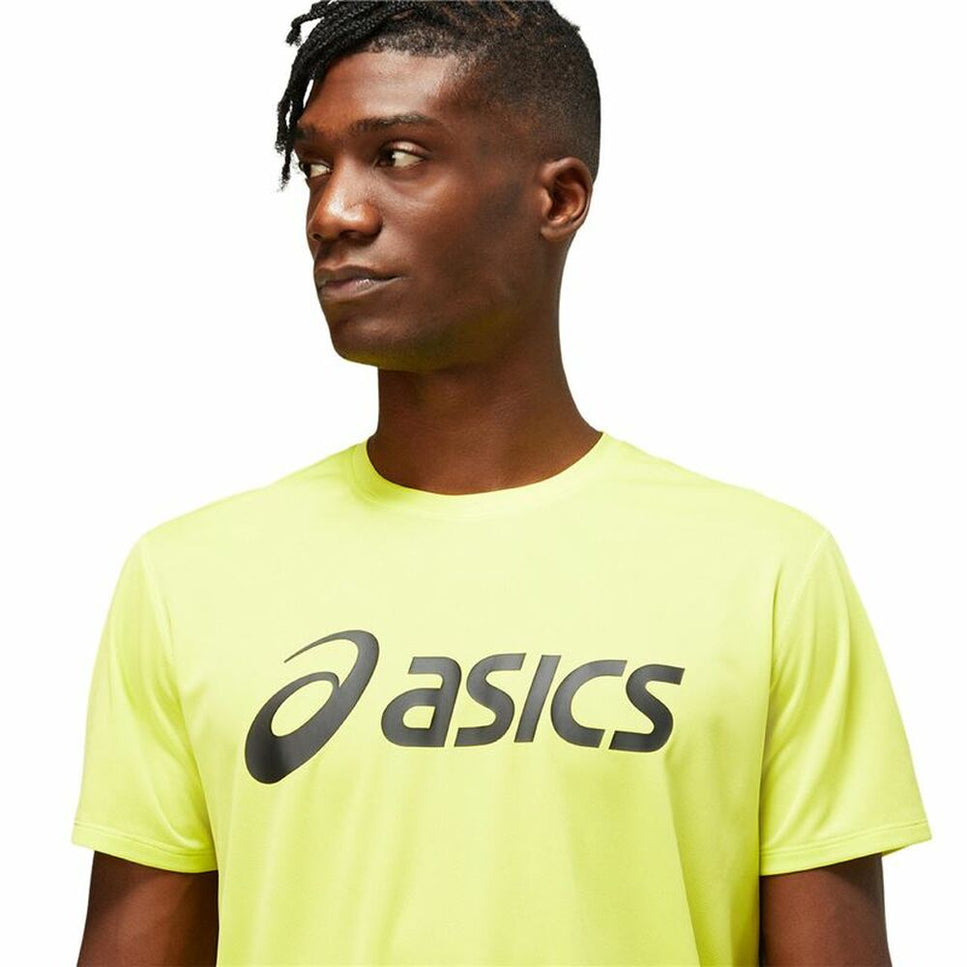 Men’s Short Sleeve T-Shirt Asics Core Yellow-Clothing - Men-Asics-Urbanheer