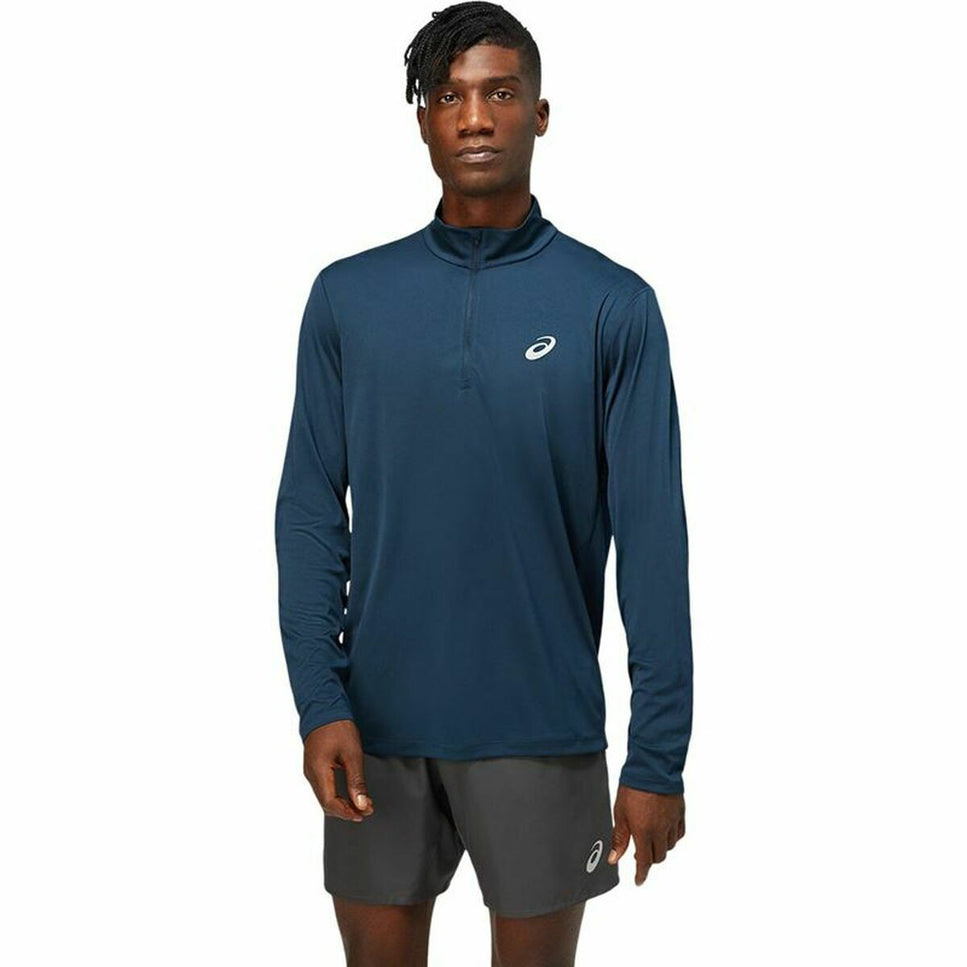 Men’s Long Sleeve T-Shirt Asics Core LS Blue-Sports | Fitness > Sports material and equipment > Sports t-shirts-Asics-Urbanheer