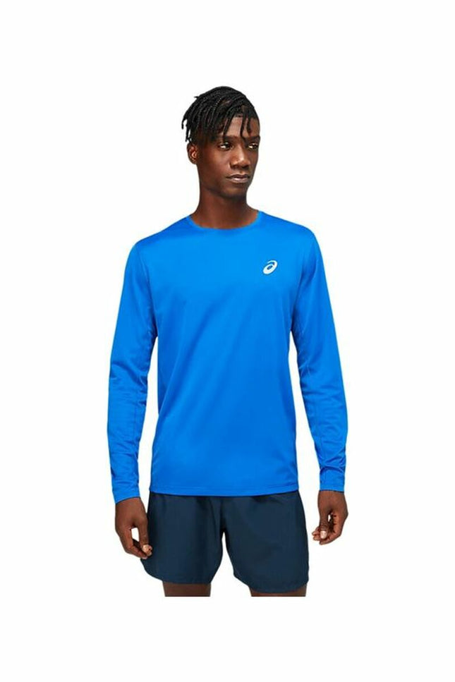 Men’s Long Sleeve T-Shirt Asics Core SS Top Blue-Clothing - Men-Asics-Urbanheer