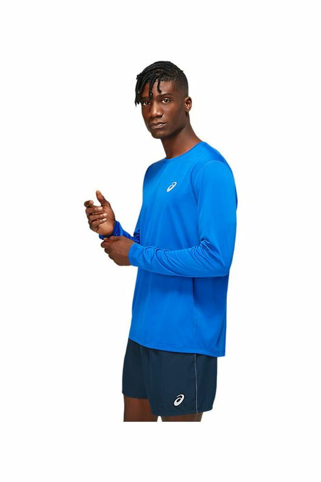 Men’s Long Sleeve T-Shirt Asics Core SS Top Blue-Clothing - Men-Asics-Urbanheer