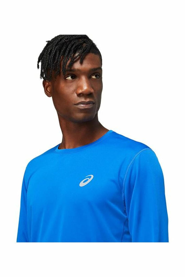 Men’s Long Sleeve T-Shirt Asics Core SS Top Blue-Clothing - Men-Asics-Urbanheer