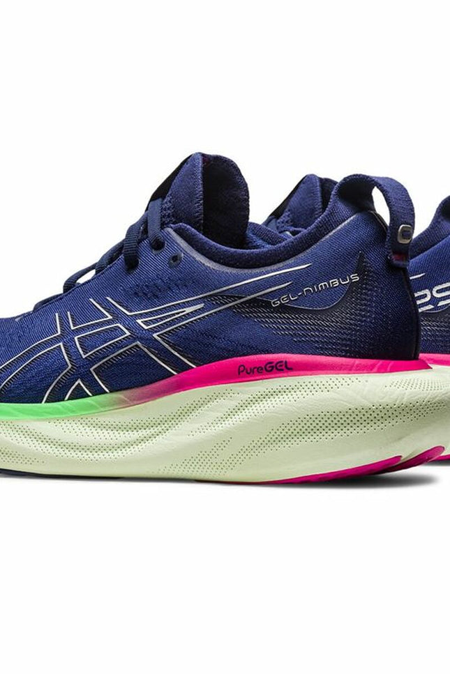 Running Shoes for Adults Asics Gel-Nimbus 25 Lady Navy Blue-Asics-Urbanheer