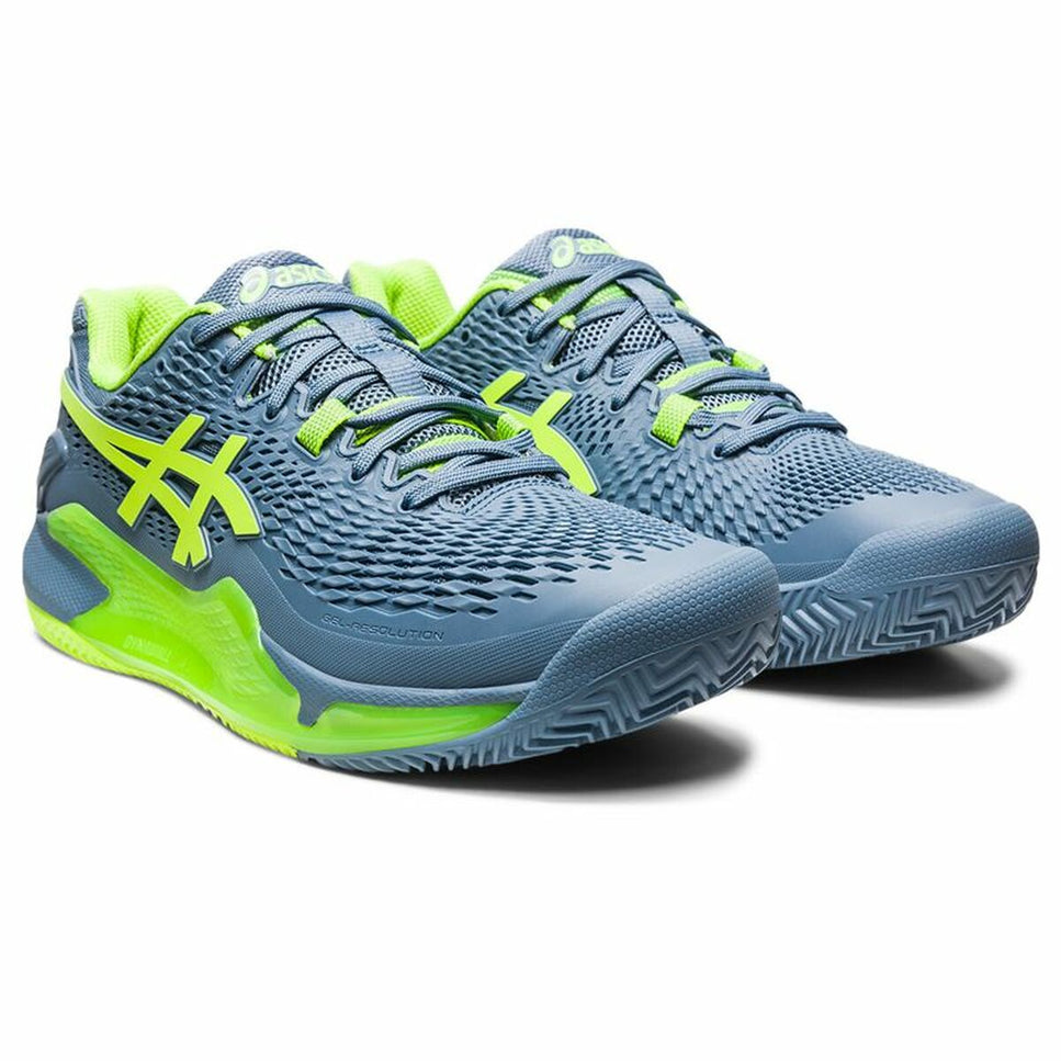 Men's Tennis Shoes Asics Gel-Resolution 9 Blue Men-Shoes - Men-Asics-Urbanheer