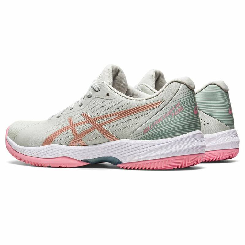 Adult's Padel Trainers Asics Solution Swift FF Lady Light Green-Asics-Urbanheer