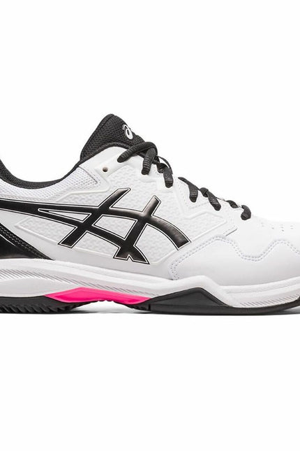 Men's Tennis Shoes Asics Gel-Dedicate 7 White Men-Shoes - Men-Asics-Urbanheer