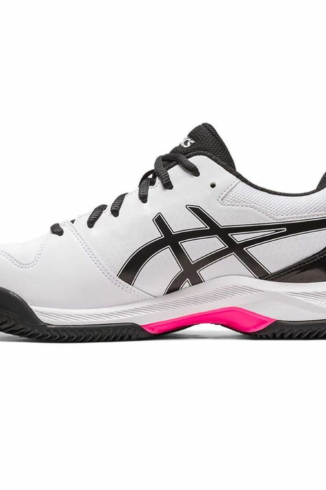 Men's Tennis Shoes Asics Gel-Dedicate 7 White Men-Shoes - Men-Asics-Urbanheer