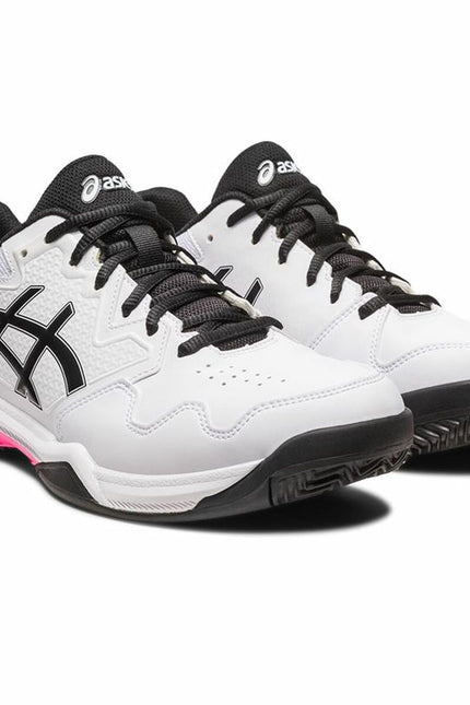 Men's Tennis Shoes Asics Gel-Dedicate 7 White Men-Shoes - Men-Asics-Urbanheer