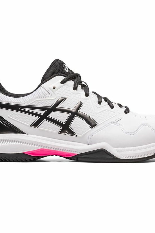 Men's Tennis Shoes Asics Gel-Dedicate 7 White Men-Shoes - Men-Asics-Urbanheer