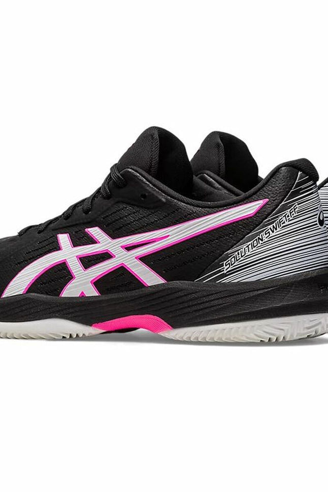 Men's Tennis Shoes Asics Solution Swift FF Clay Black Men-Shoes - Men-Asics-Urbanheer