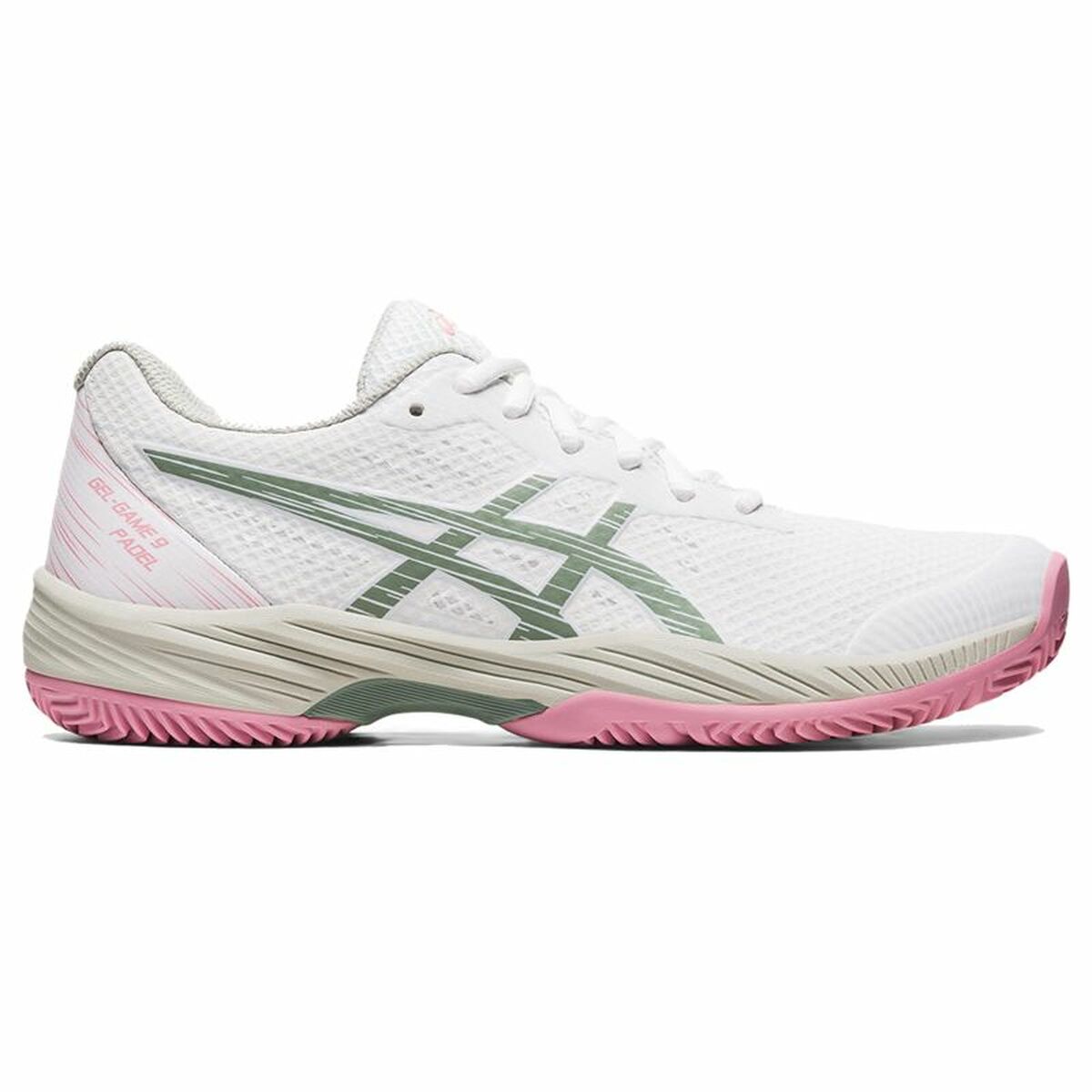 Adult's Padel Trainers Asics Gel Game 9 Lady White-Asics-Urbanheer