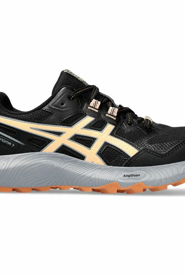 Running Shoes for Adults Asics Gel-Sonoma 7 Moutain Lady Black-Sports | Fitness > Running and Athletics > Running shoes-Asics-Urbanheer