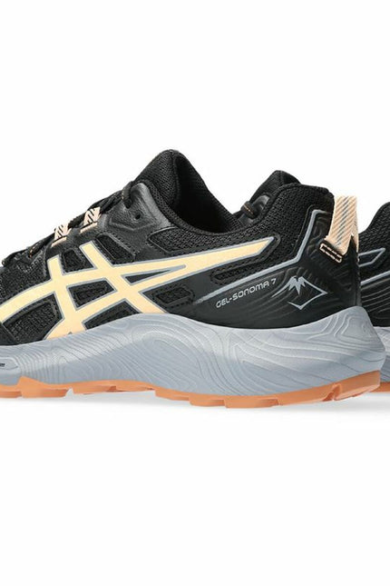 Running Shoes for Adults Asics Gel-Sonoma 7 Moutain Lady Black-Sports | Fitness > Running and Athletics > Running shoes-Asics-Urbanheer
