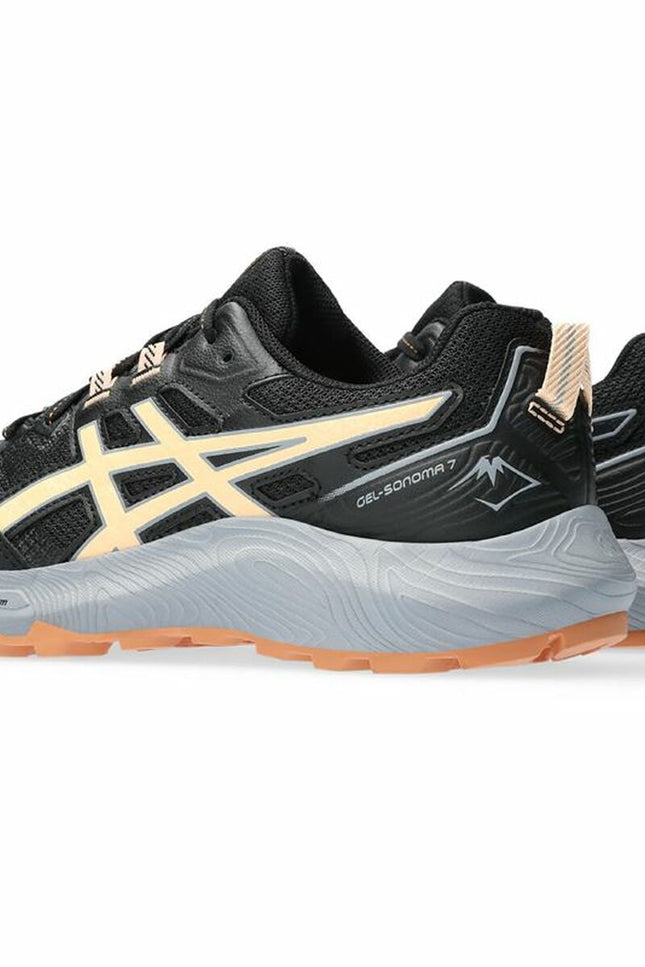 Running Shoes for Adults Asics Gel-Sonoma 7 Moutain Lady Black-Sports | Fitness > Running and Athletics > Running shoes-Asics-Urbanheer