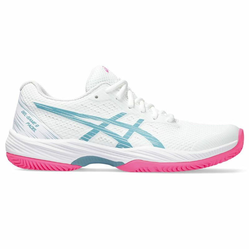 Adult's Padel Trainers Asics Gel-Game 9 Lady White-Sports | Fitness > Tennis and Padel > Tennis and padel shoes-Asics-36-Urbanheer