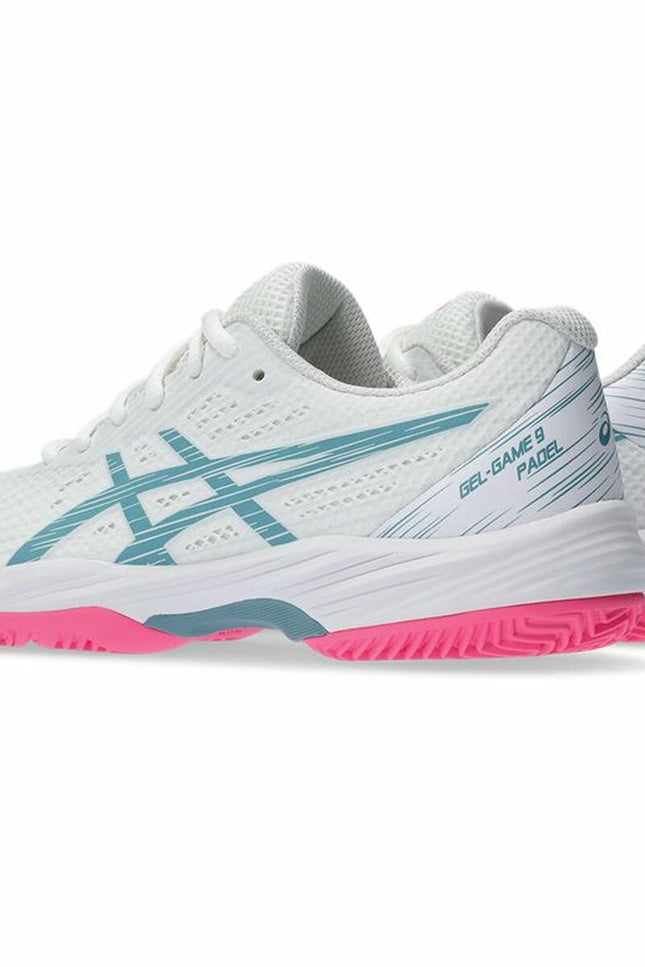 Adult's Padel Trainers Asics Gel-Game 9 Lady White-Sports | Fitness > Tennis and Padel > Tennis and padel shoes-Asics-36-Urbanheer