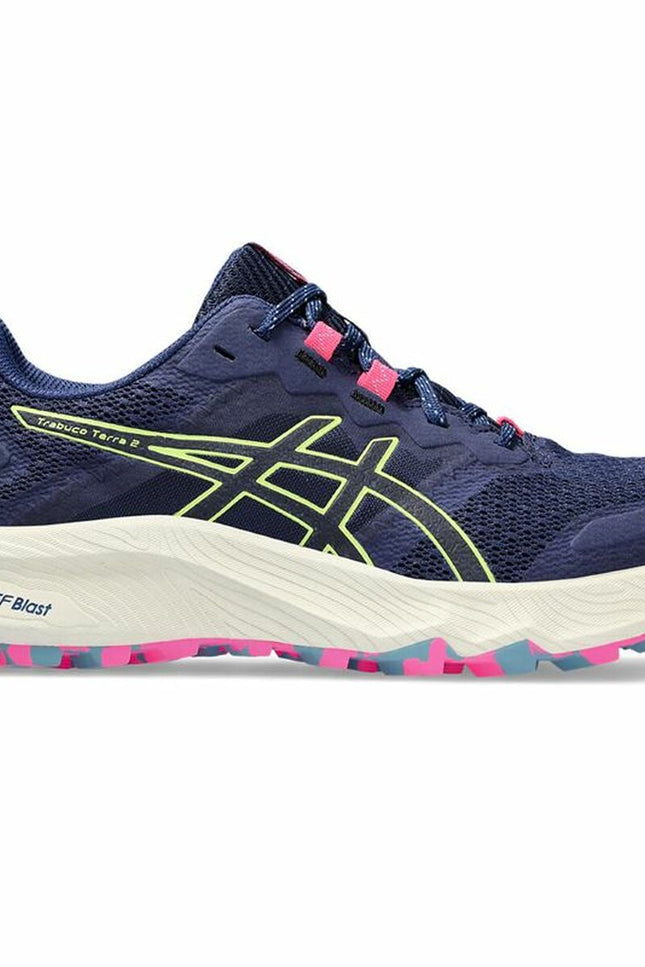 Running Shoes for Adults Asics Trabuco Terra 2 Moutain Lady Blue-Sports | Fitness > Running and Athletics > Running shoes-Asics-Urbanheer