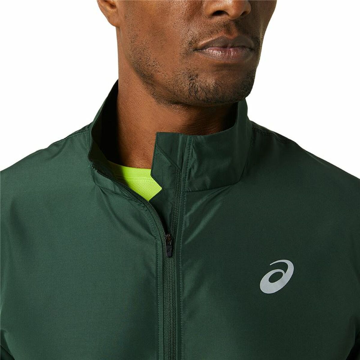 Men'S Sports Jacket Asics Core Green-Sports | Fitness > Running and Athletics > Running and athletics sweatshirts-Asics-Urbanheer