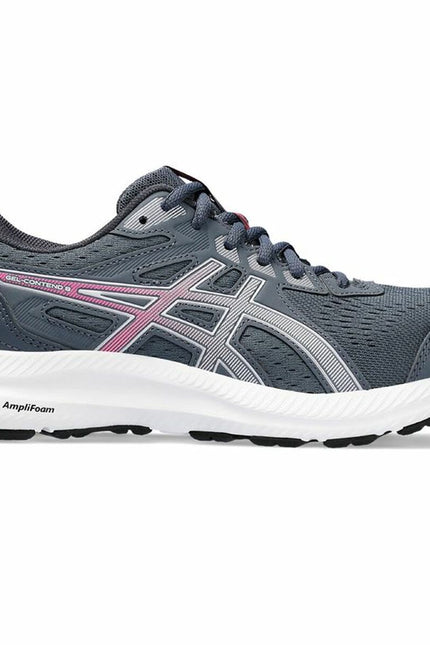 Running Shoes for Adults Asics Gel-Contend 8 Lady Grey-Sports | Fitness > Running and Athletics > Running shoes-Asics-Urbanheer