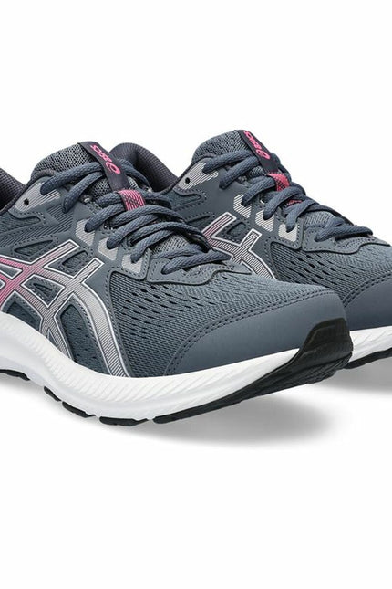 Running Shoes for Adults Asics Gel-Contend 8 Lady Grey-Sports | Fitness > Running and Athletics > Running shoes-Asics-Urbanheer