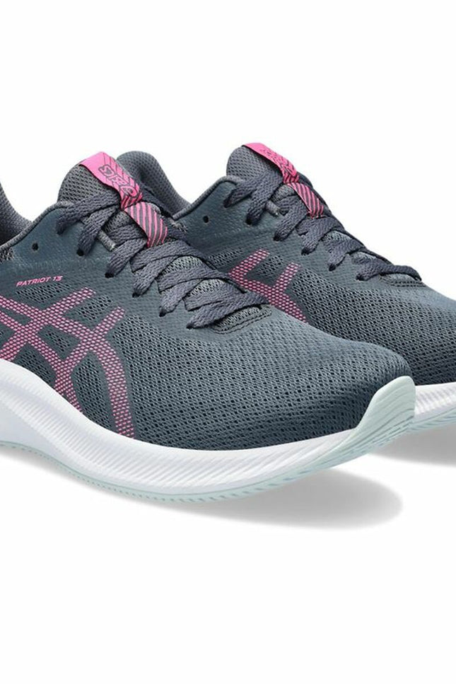 Running Shoes for Adults Asics Patriot 13 Lady Grey-Sports | Fitness > Running and Athletics > Running shoes-Asics-41.5-Urbanheer