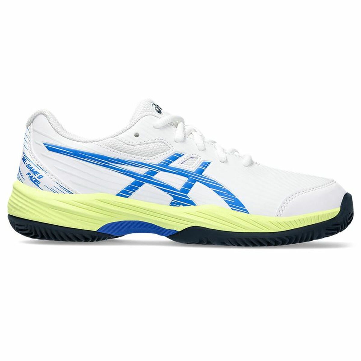 Children's Padel Trainers Asics Gel-Game 9 White-Sports | Fitness > Tennis and Padel > Tennis and padel shoes-Asics-Urbanheer