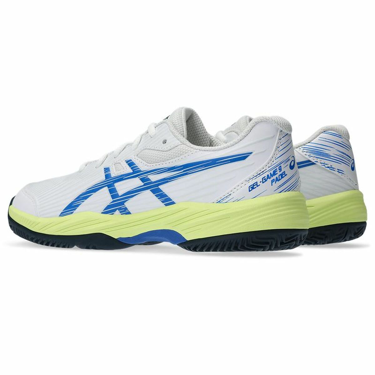 Children's Padel Trainers Asics Gel-Game 9 White-Sports | Fitness > Tennis and Padel > Tennis and padel shoes-Asics-Urbanheer