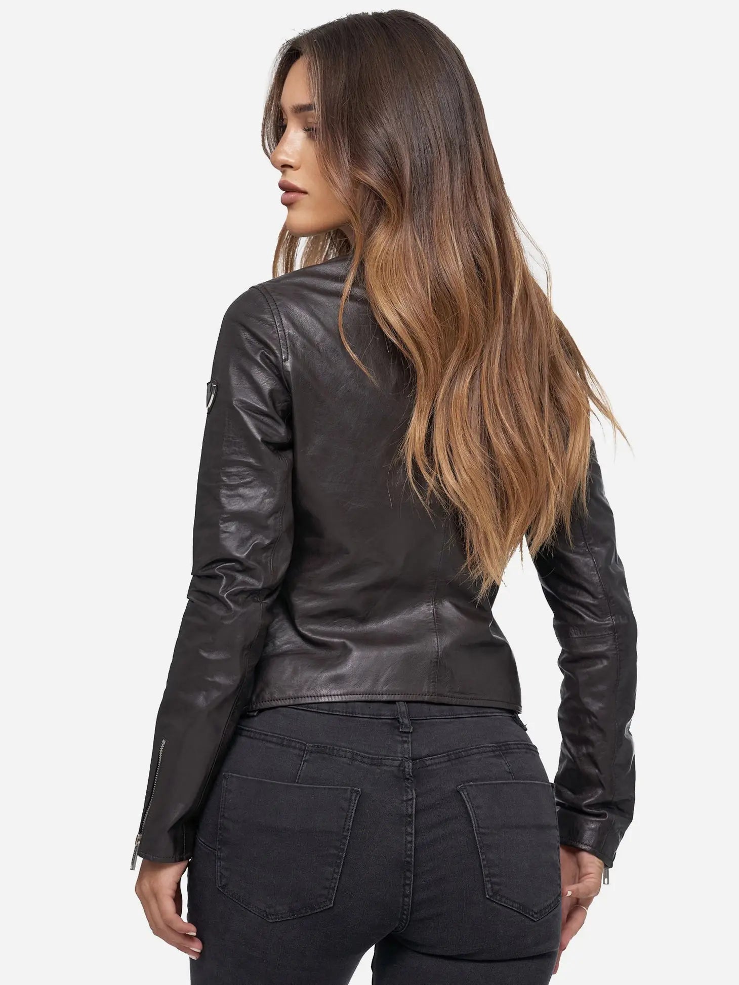 Tazzio Women's Leather Jacket-Tazzio-Urbanheer