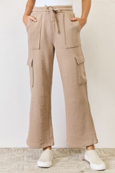 Risen High Waist Cargo Wide Leg Pants – Urbanheer