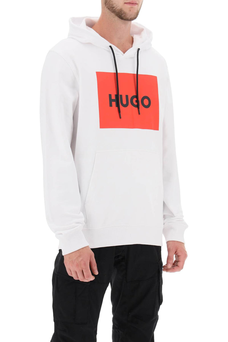 Hugo logo box hoodie-Hugo-Urbanheer