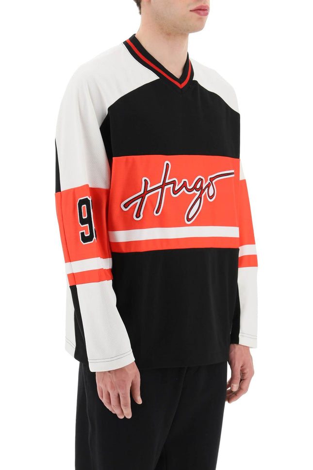 Hugo dalado mesh hockey sweatshirt-Hugo-S-Urbanheer