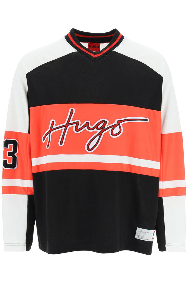 Hugo dalado mesh hockey sweatshirt-Hugo-S-Urbanheer