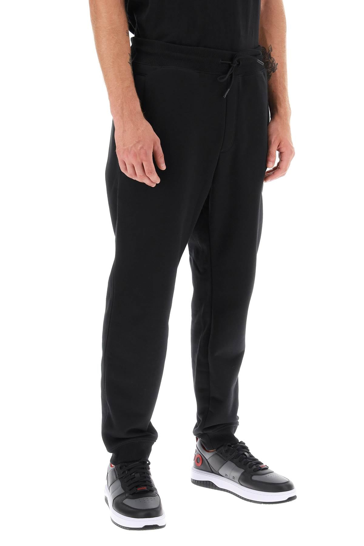 Hugo drokko double logo sweatpants-Hugo-S-Urbanheer