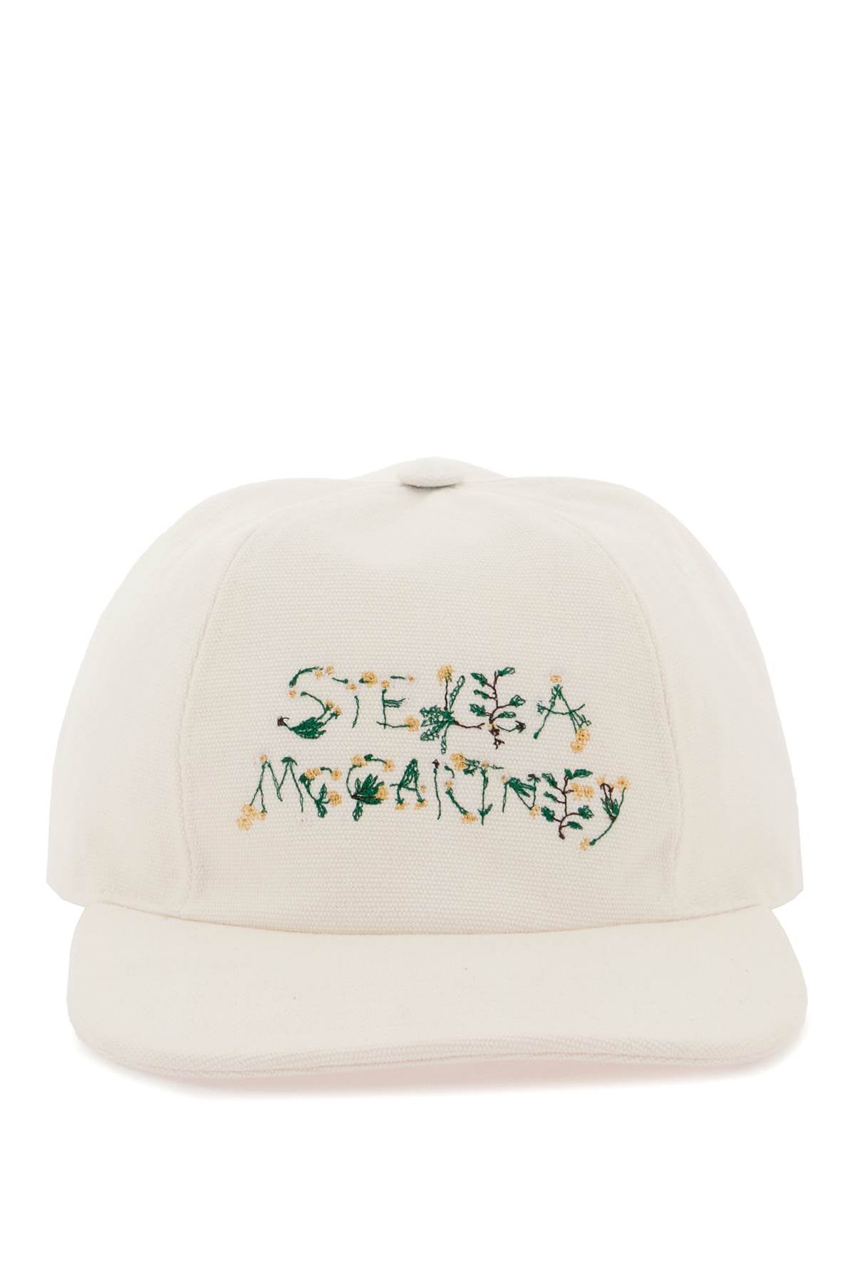 Stella Mccartney Baseball Cap With Embroidered Logo-Stella McCartney-Urbanheer