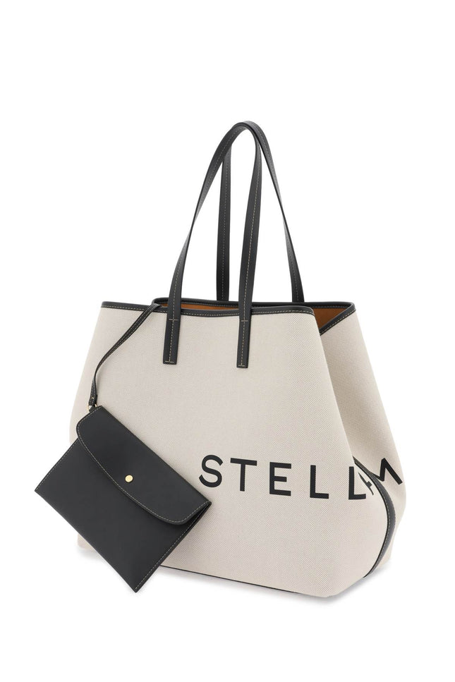 Stella Mccartney Canvas Tote Bag With Logo-Stella McCartney-Urbanheer