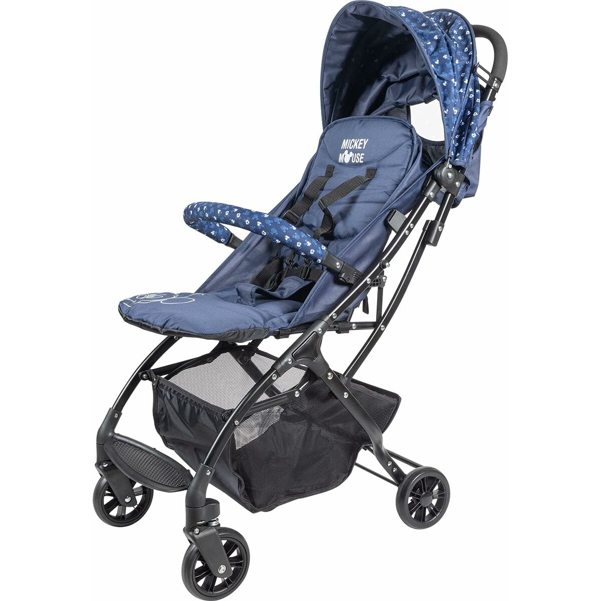 Baby'S Pushchair Mickey Mouse Cz10395 Blue Foldable-Mickey Mouse-Urbanheer