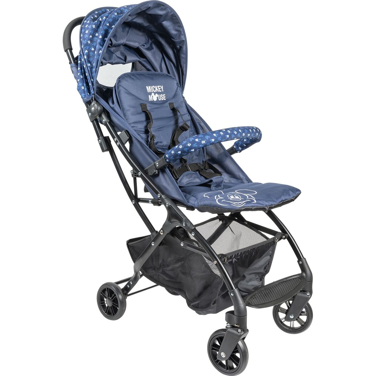 Baby'S Pushchair Mickey Mouse Cz10395 Blue Foldable-Mickey Mouse-Urbanheer