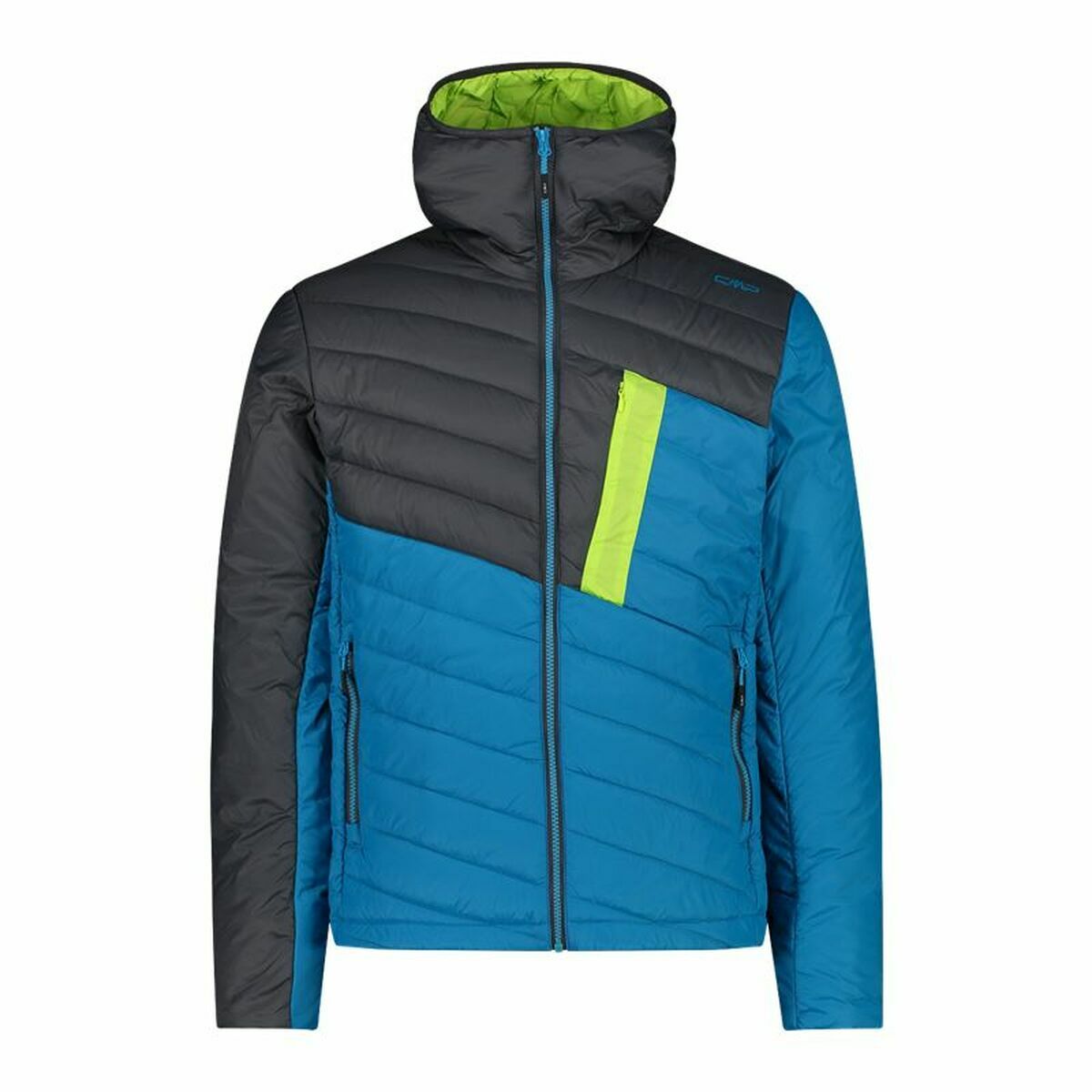 Ski Jacket Campagnolo Unlimitech Primaloft Black Blue Urbanheer