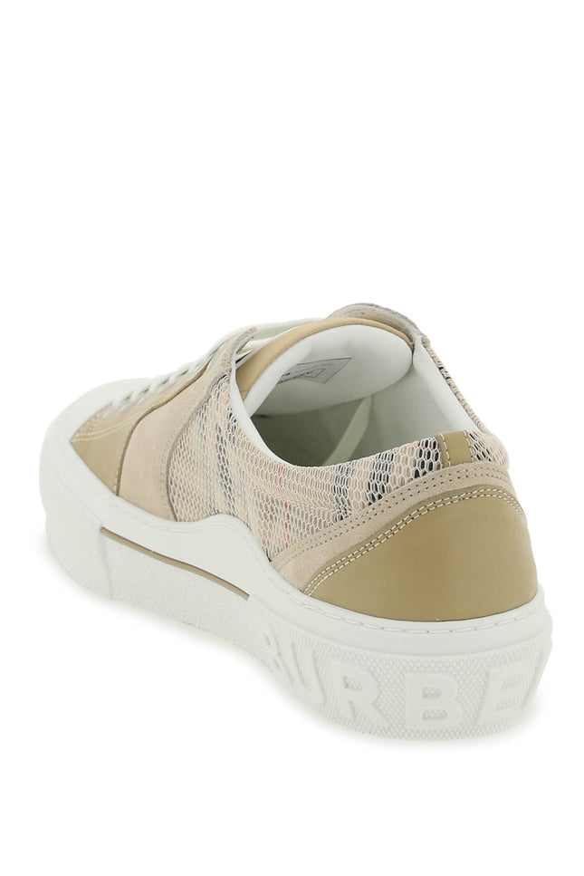 Burberry Vintage Check &Amp, Leather Sneakers-Burberry-Urbanheer