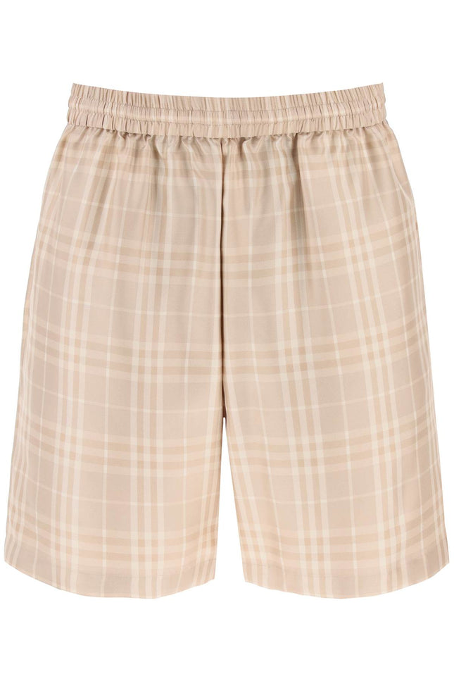 Burberry Tartan Silk Shorts-Burberry-L-Urbanheer