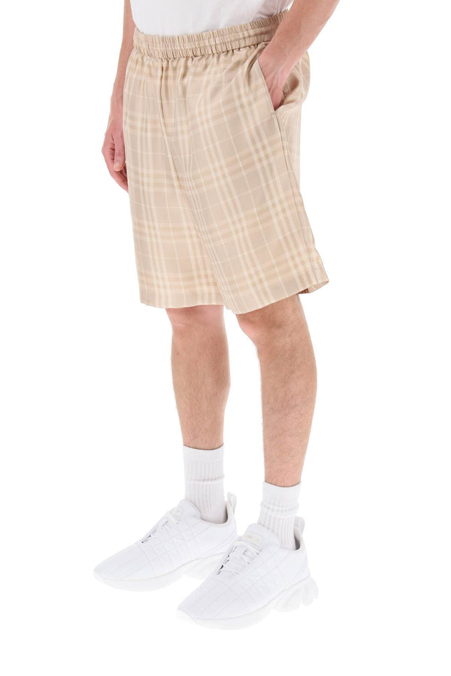 Burberry Tartan Silk Shorts-Burberry-L-Urbanheer