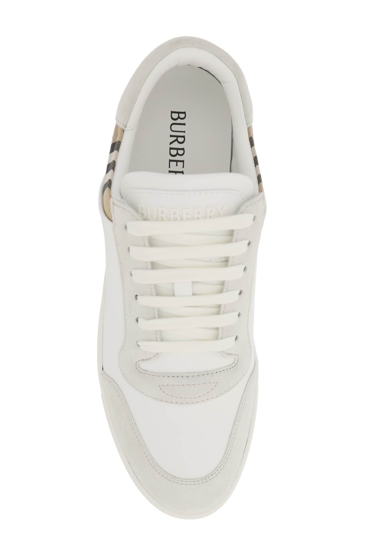 Burberry Check Leather Sneakers-Burberry-Urbanheer