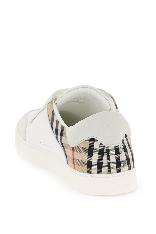 Burberry Check Leather Sneakers-Burberry-Urbanheer