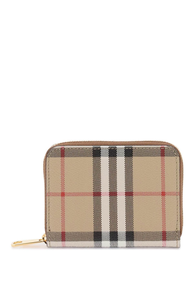 Burberry Zip-Around Check Wallet-Burberry-Urbanheer