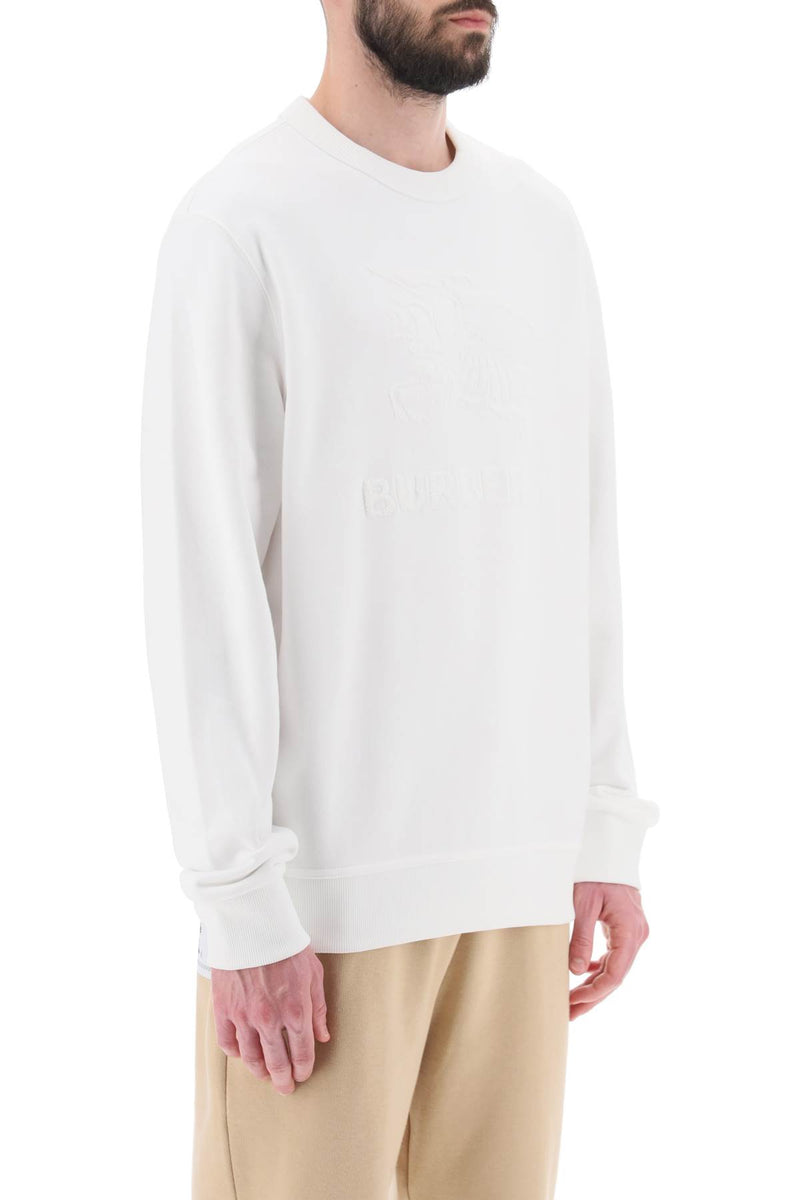 Burberry 'Rayner' Crew-Neck Sweatshirt With Equestrian Knight-Burberry-Urbanheer