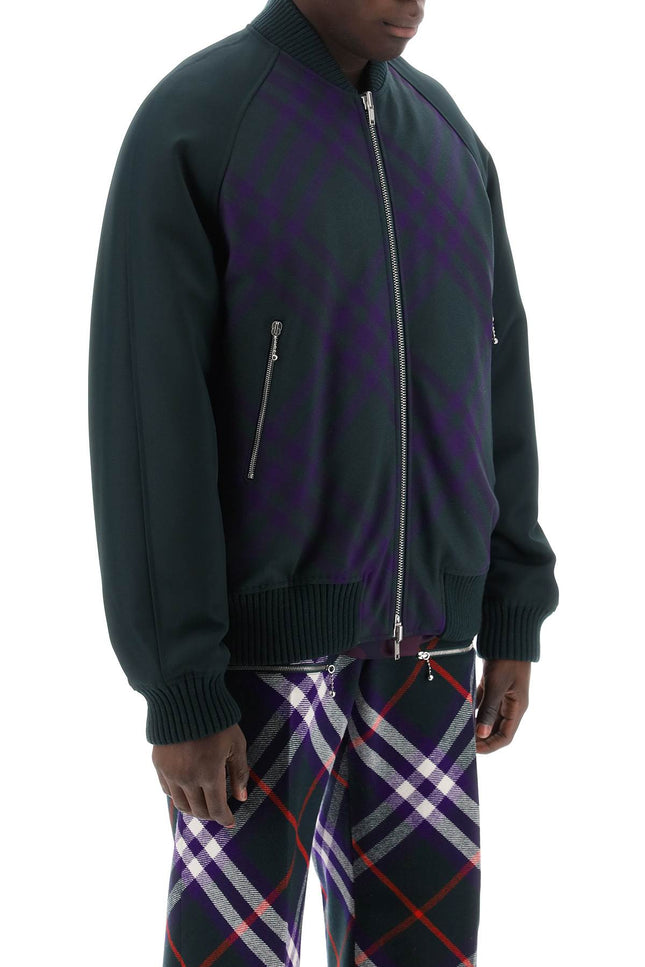 Burberry Check Reversible Bomber Jacket-Burberry-Urbanheer