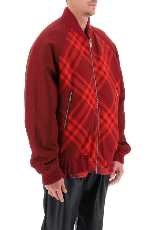 Burberry Check Reversible Bomber Jacket-Burberry-Urbanheer