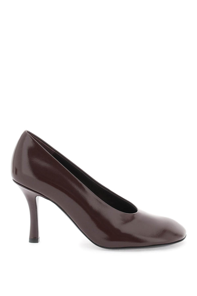 Burberry glossy leather baby pumps-Burberry-Urbanheer