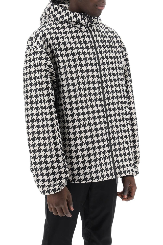 Burberry Houndstooth Windbreaker Jacket-Burberry-L-Urbanheer