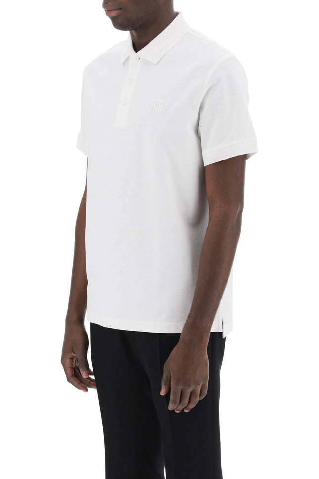 Burberry Eddie Organic Pique Polo Shirt-Burberry-Urbanheer