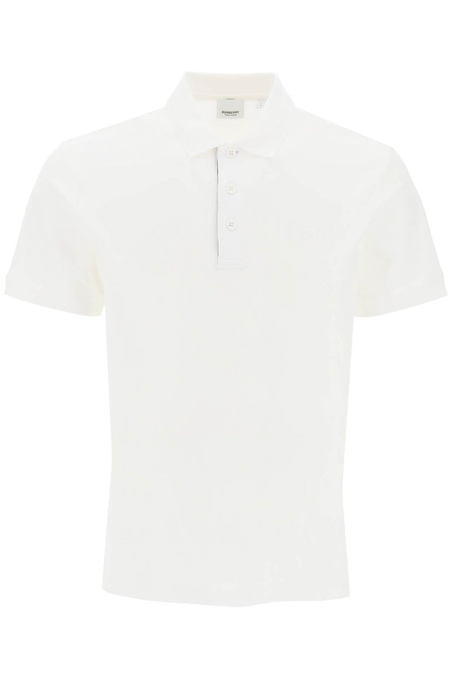 Burberry Eddie Organic Pique Polo Shirt-Burberry-Urbanheer